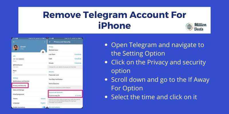 Remove Telegram Account From Iphone