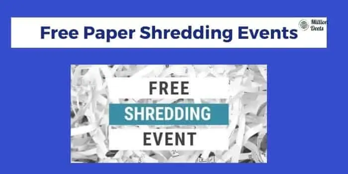 Free Paper Shredding Events Near Me