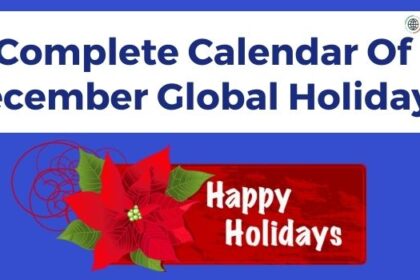 Calendar Of December Global Holidays