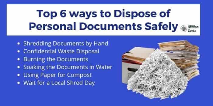 dispose of Personal Documents