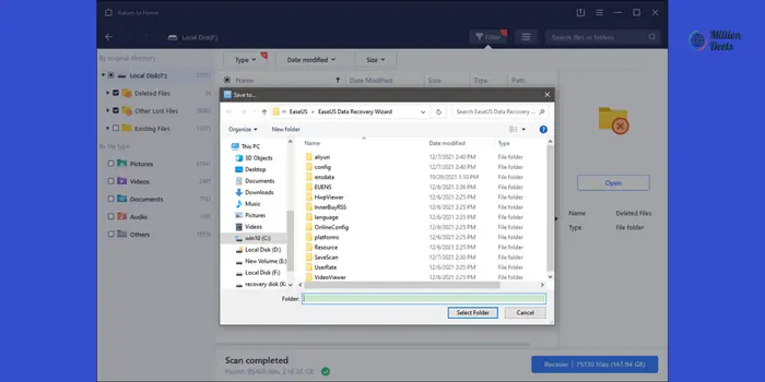 Preview and recover deleted files