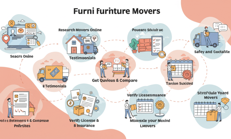 how to choose furniture movers safely and affordably