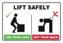 this sign shows when a lift is safe to use