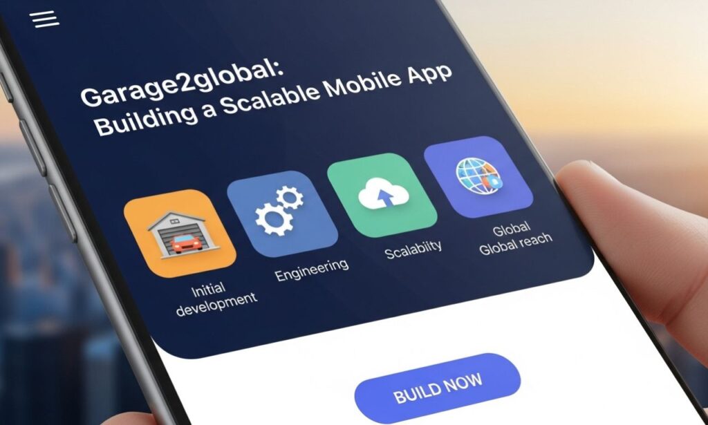 Build a mobile app with garage2global: Building a Scalable Mobile App