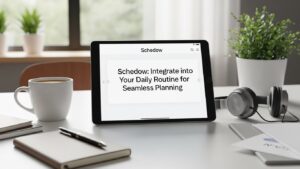 Schedow: Integrate into Your Daily Routine for Seamless Planning